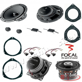 Kit 6 Casse altoparlanti FOCAL per FIAT / OPEL con adattat