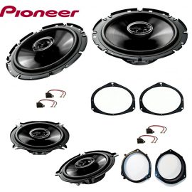 Kit 4 casse altoparlanti anteriori e posteriori PIONEER Fiat/Opel 165mm 130mm