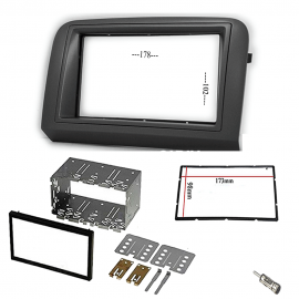 Kit montaggio mascherina autoradio 2 DIN FIAT Croma con plancia