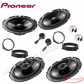 Kit 6 casse altoparlanti anteriori e posteriori PIONEER Alfa Romeo 147 2000 - 20