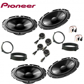 Kit 8 casse altoparlanti anteriori e posteriori PIONEER Alfa Romeo 147