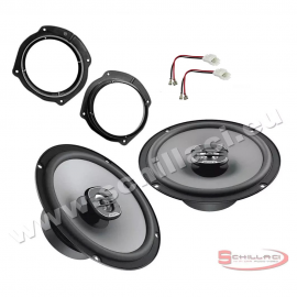 Kit casse altoparlanti anteriori HERTZ per Fiat Stilo 2001-2014 5 porte con adat