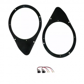 Kit supporti altoparlanti 16,5 cm posteriori per FIAT Stilo 3 porte / FIAT 500