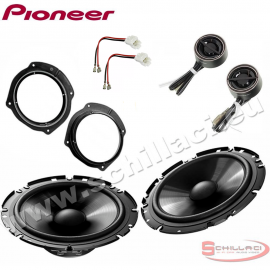 Kit casse altoparlanti anteriori PIONEER Fiat Bravo 2007-2014 con adattatori di