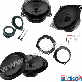 Kit 4 Casse altoparlanti AUDISON per FIAT BRAVO con adattatori