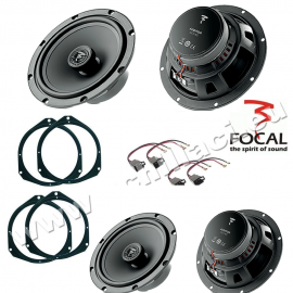 Kit 4 Casse altoparlanti FOCAL per FIAT / ALFA ROMEO  con adattatori