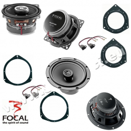 Kit 4 Casse altoparlanti FOCAL per FIAT / ALFA ROMEO / LANCIA / OPEL con adattat