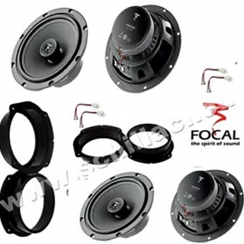 Kit 4 Casse altoparlanti FOCAL per FIAT Stilo con adattatori